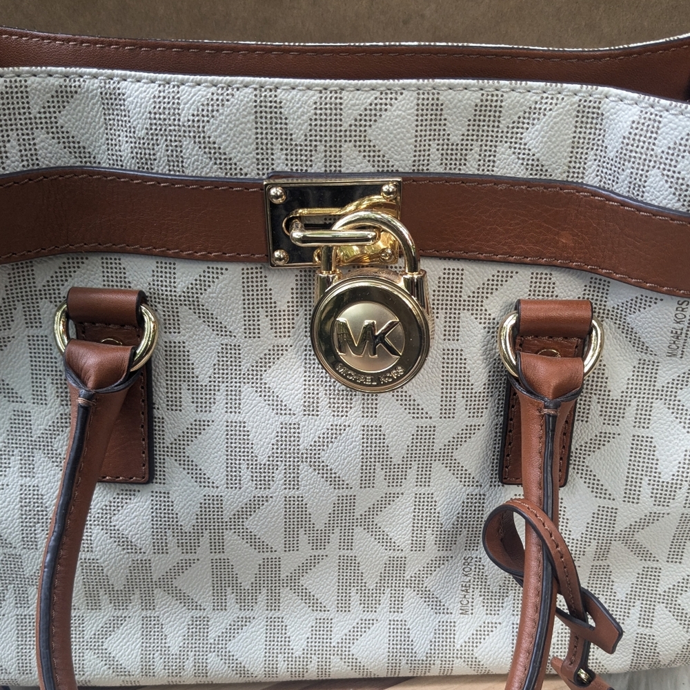 Michael Kors Hamilton Satchel Bag - Picture 2 of 6